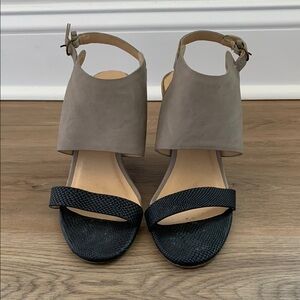 Stylish Black and Tan Women's Sandals